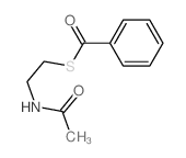 S-2-acetamidoethyl benzothioate结构式
