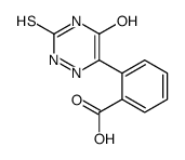 2-(5-oxo-3-sulfanylidene-2H-1,2,4-triazin-6-yl)benzoic acid Structure