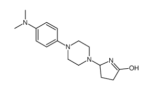 5-[4-[4-(dimethylamino)phenyl]piperazin-1-yl]pyrrolidin-2-one结构式