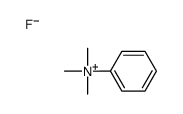 trimethyl(phenyl)azanium,fluoride Structure