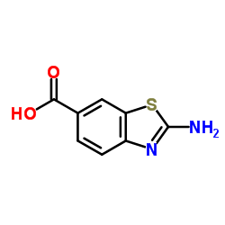 2-aMinobenzothiazole-6-carboxylic acid Structure