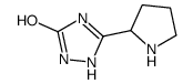 3-pyrrolidin-2-yl-1,4-dihydro-1,2,4-triazol-5-one Structure