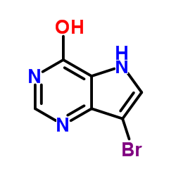 7-溴-1,5-二氢-4H-吡咯并[3,2-D]嘧啶-4-酮结构式