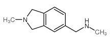 N-methyl-1-(2-methyl-1,3-dihydroisoindol-5-yl)methanamine Structure