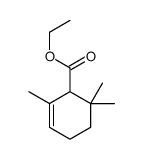 ethyl 2,6,6-trimethylcyclohex-2-ene-1-carboxylate结构式