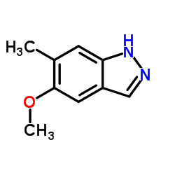 5-甲氧基-6-甲基(1h)吲唑结构式