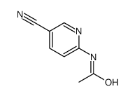 N-(5-cyanopyridin-2-yl)acetamide Structure