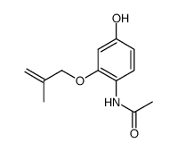 N-[4-Hydroxy-2-(2-methyl-allyloxy)-phenyl]-acetamide Structure