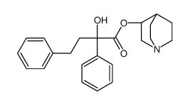 1-azabicyclo[2.2.2]oct-8-yl 2-hydroxy-2,4-diphenyl-butanoate structure