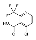 4-Chloro-2-(trifluoromethyl)nicotinic acid Structure