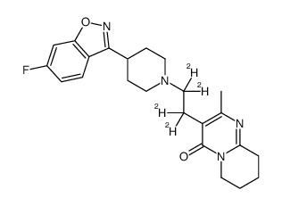 利培酮D4结构式
