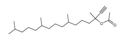 3-acetoxy-3,7,11,15-tetramethyl-hexadec-1-yne Structure
