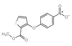 METHYL 3-(4-NITROPHENOXY)-2-THIOPHENECARBOXYLATE Structure