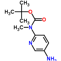 tert-Butyl (5-aminopyridin-2-yl)(methyl)carbamate Structure