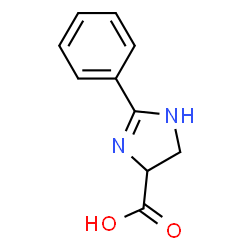 2-phenyl-4,5-dihydro-1H-iMidazole-4-carboxylic acid Structure