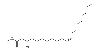 methyl (Z,S)-3-hydroxy-11-icosenoate Structure