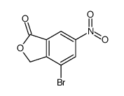 4-溴-6-硝基-1(3h)-异苯并呋喃酮结构式