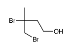 3,4-dibromo-3-methylbutan-1-ol结构式