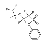 PhOSO2CF2CF2OCF2CF2H结构式