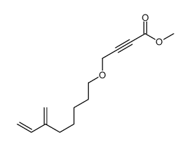 methyl 4-(6-methylideneoct-7-enoxy)but-2-ynoate结构式