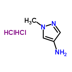 1-甲基-1H-吡唑-4-胺二盐酸盐结构式