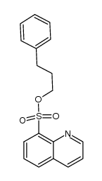 3-phenylpropyl quinoline-8-sulfonate结构式