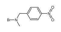 N-bromo-N-methyl-1-(4-nitrophenyl)methanamine结构式