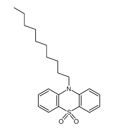 10-decyl-phenothiazine-5,5-dioxide结构式