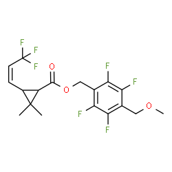2,3,5,6-tetrafluoro-4-methoxymethylbenzyl 3-(3,3,3-trifluoro-1-propenyl)-2,2-dimethylcyclopropanecarboxylate picture