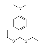 4-[bis(ethylsulfanyl)methyl]-N,N-dimethylaniline结构式