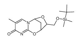 10-({[1-(tert-butyl)-1,1-dimethylsilyl]oxy}methyl)-4-methyl-8,11-dioxa-2,6-diazatricyclo[7.2.1.02,7]dodeca-3,6-dien-5-one结构式