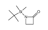 1-tert-butyldimethylsilylazetidin-2-one Structure