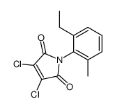 N-(2-Ethyl-6-methylphenyl)-2,3-dichloromaleimide Structure