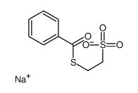 苯甲酰硫乙烷磺酸钠结构式