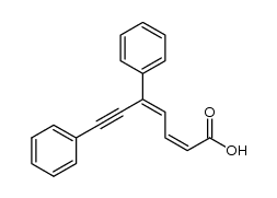 (2Z,4Z)-5,7-diphenylhepta-2,4-dien-6-ynoic acid Structure
