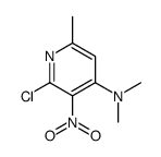 2-chloro-N,N,6-trimethyl-3-nitropyridin-4-amine结构式