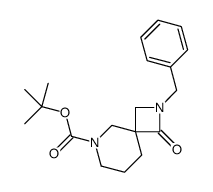 2-苄基-1-氧代-2,6-二氮杂螺[3.5]壬烷-6-羧酸叔丁酯结构式