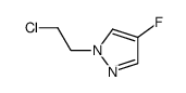 4-fluoro-1-(2-chloro-ethyl)-1H-pyrazole Structure