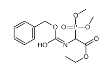 ethyl 2-dimethoxyphosphoryl-2-(phenylmethoxycarbonylamino)acetate Structure