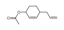 3-acetoxy-6-(2-propenyl)cyclohexene结构式