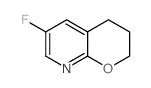 6-Fluoro-3,4-dihydro-2H-pyrano[2,3-b]pyridine结构式