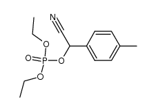 cyano(p-tolyl)methyl diethyl phosphate Structure