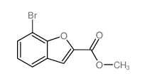 7-溴苯并呋喃-2-羧酸甲酯结构式