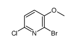 2-溴-6-氯-3-甲氧基吡啶结构式