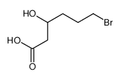 6-bromo-3-hydroxyhexanoic acid Structure