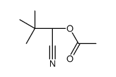 R-2-乙酰氧基-3,3-二甲基丁腈结构式