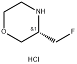 (s)-3-fluoromethyl-morpholine hydrochloride Structure