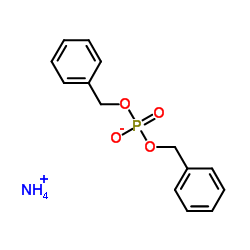 Ammonium dibenzyl phosphate Structure