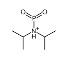 [di(propan-2-yl)amino]-hydroxy-oxophosphanium结构式