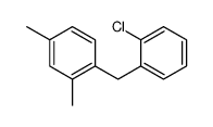 1-[(2-chlorophenyl)methyl]-2,4-dimethylbenzene Structure